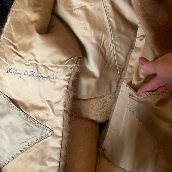 VINTAGE ELEGANT MINK STOLE ONE SIZE FEEL RICH! - Picture 6 of 7